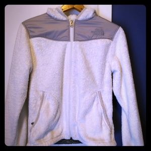 Northface zippered hoodie sz small